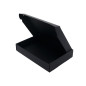 Schwarze A5 Geschenkbox für Buch | 210x148x36 mm | Superbox