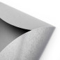 Silberner Umschlag mit Herzverschluss | 220x110 mm | Superbox