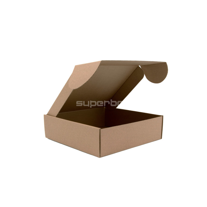 Kleine braune Versandbox, 6 cm hoch