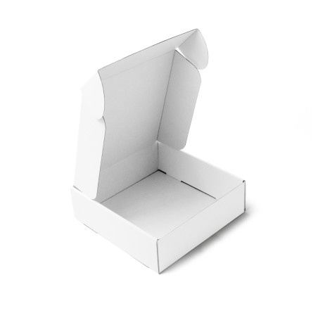 Elegante weiße kleine Geschenkbox, 6 cm hoch