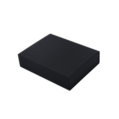 Schwarze Box mit Sleeve | 195x148x48 mm | Superbox