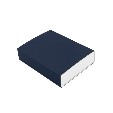 Kartonbox mit Blauem Sleeve | 195x148x48 mm | Superbox