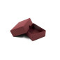 Bordeauxrote zweiteilige kleine Geschenkbox | 95x70x30 mm | Superbox