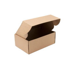 Braune A5-Geschenk- oder Versandkartonbox