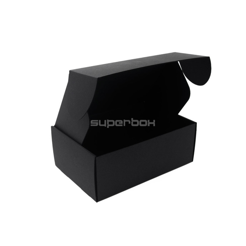 Schwarze A5-Geschenkbox, 85 mm Höhe