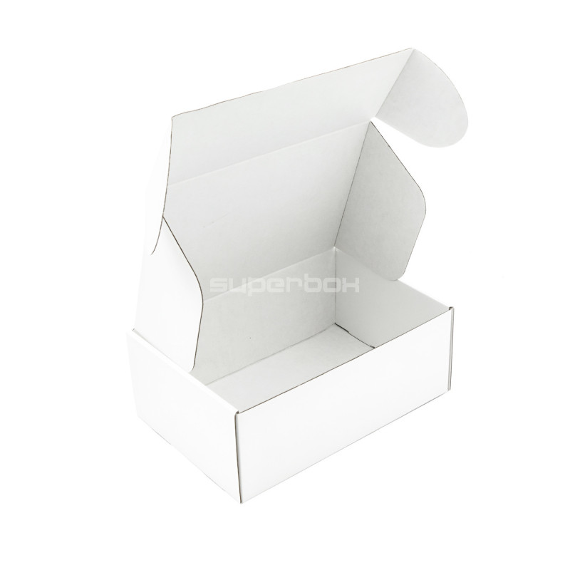 Weiße A5-Geschenkbox, 85 mm Höhe