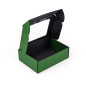 Green A5 Format Gift Box with Window | 210x160x70 mm | Superbox