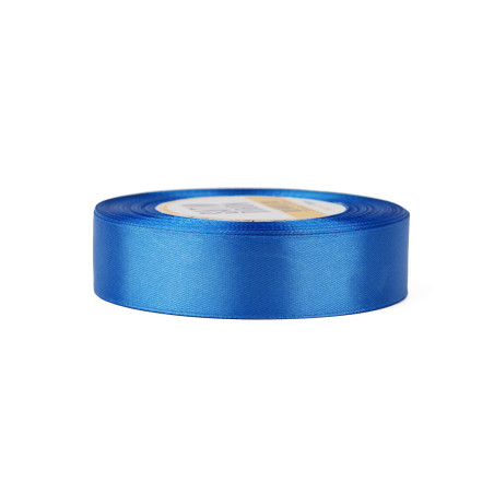 Glamouröses blaues Satinband | 25 mm x 32 m | Superbox