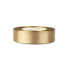 Schickes goldenes Satinband | 25 mm x 32 m | Superbox