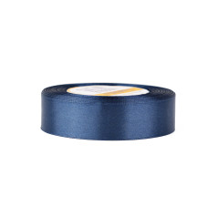 Edles dunkelblaues Satinband | 25 mm x 32 m | Superbox