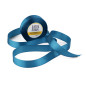 Turquoise satin ribbon – glossy, 25 mm wide, 32 m roll