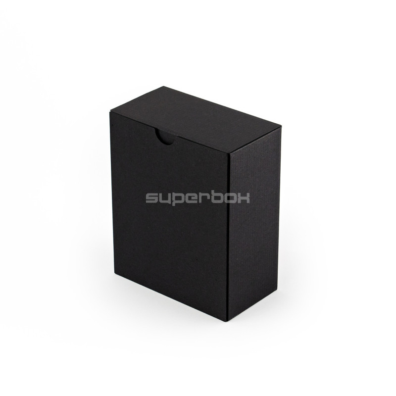 Schwarze längliche Box | 142x77x171 mm | Superbox