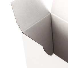 Weiße längliche Box | 142x77x171 mm | Superbox
