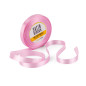 Light pink satin ribbon – glossy, 12 mm wide, 32 m roll