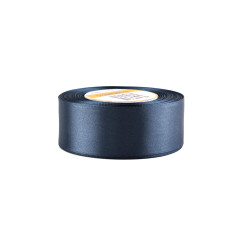 Edles dunkelblaues Satinband | 38 mm x 32 m | Superbox