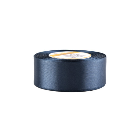 Edles dunkelblaues Satinband | 38 mm x 32 m | Superbox