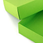 Pastellgrüne zweiteilige Karton-Geschenkbox | 200x110x50 mm | Superbox