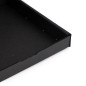Kleine schwarze flache Box | 105x105x15 mm | Superbox