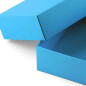 Himmelblaue zweiteilige Karton-Geschenkbox | 200x110x50 mm | Superbox