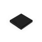 Kleine schwarze flache Box | 105x105x15 mm | Superbox