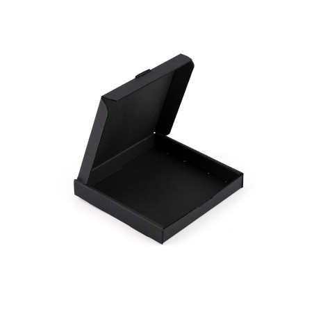Quadratische schwarze Mattbox, 15 mm hoch