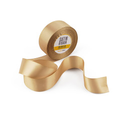Breites goldenes Satinband, 38 mm Breite