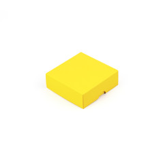 Zweiteilige Kleine Gelbe Schachtel | 90x90x30 mm | Superbox