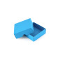 Small Square Sky Blue Cardboard Gift Box | 90x90x30 mm | Superbox