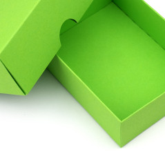 Hellgrüne Karton-Geschenkbox | 95x70x30 mm | Superbox