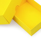 Gelbe zweiteilige Karton-Geschenkbox | 95x70x30 mm | Superbox