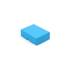 Himmelblaue kleine Schmuckschachtel | 95x70x30 mm | Superbox