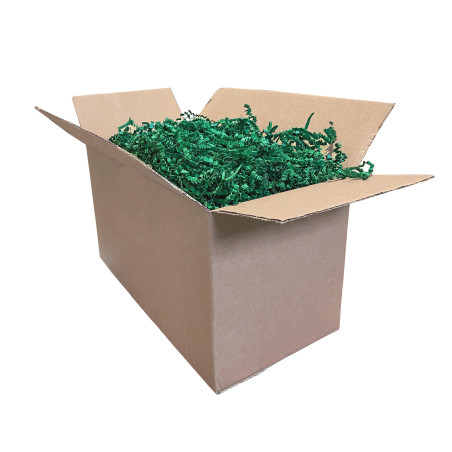 Starre dunkelgrüne Papierwolle – 4 mm, 1 kg