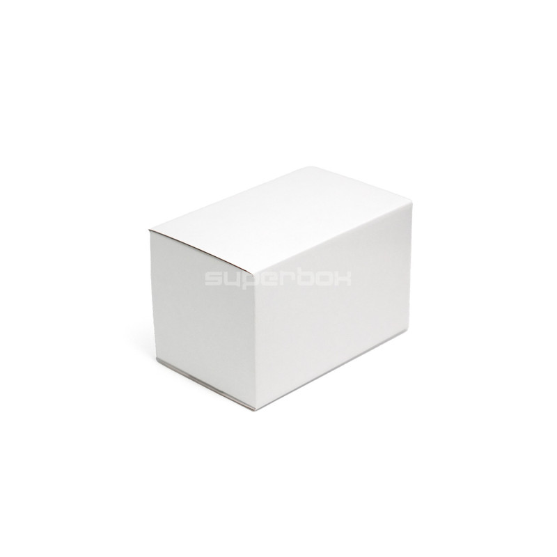Kleine Weiße Tiefe Geschenkbox | 200x200x100 mm | Superbox
