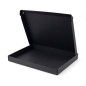 Große schwarze Geschenkbox mit geringer Höhe, 400x300x40 mm