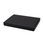 Große schwarze Geschenkbox mit geringer Höhe, 400x300x40 mm