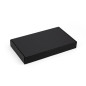 Schwarze Geschenkbox mit geringer Höhe | 300x180x40 mm | Superbox