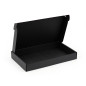 Schwarze Geschenkbox mit geringer Höhe | 300x180x40 mm | Superbox
