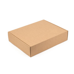 Große braune Kartonschachtel für Geschenke | 360x300x85 mm | Superbox