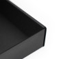Schwarze Geschenkbox mit PVC-Fenster | 300x180x40 mm | Superbox