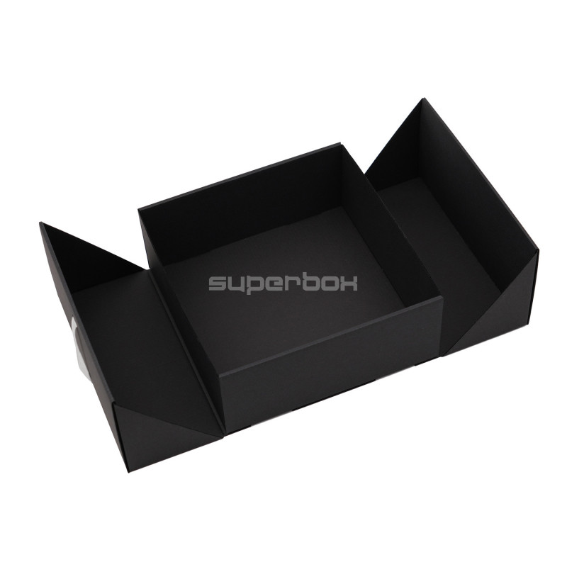 Quadratische Doppeltür-Blackbox mit integriertem Goldband