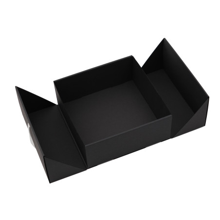 Quadratische Doppeltür-Blackbox mit integriertem Goldband
