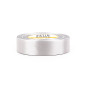Silbernes Satinband – glänzend, 25 mm breit, 32 m Rolle