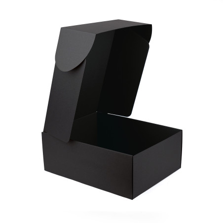 Sehr große schwarze Geschenkbox mit Schnellverschluss