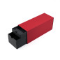Rote längliche Geschenkbox für Flaschen mit zwei Schubladen, 320x108x90 mm