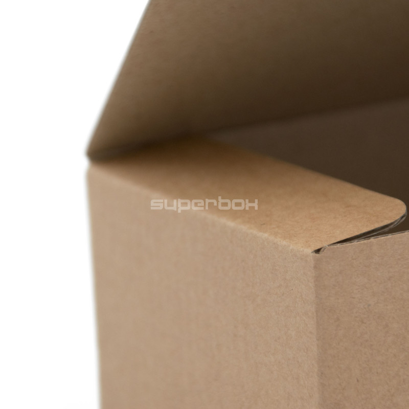 Beliebte braune Einzelhandelsbox mit Umschlagverschlussboden