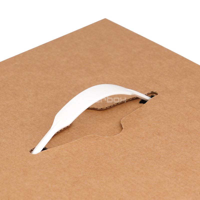 Weiße Kunststoffgriffe für Geschenkboxen