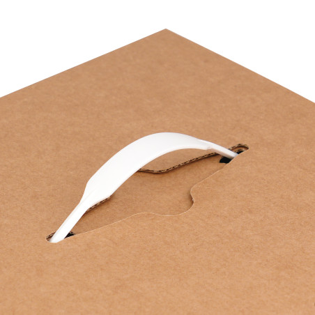 Weiße Kunststoffgriffe für Geschenkboxen