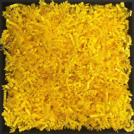 Steifes gelbes Papierschnitzel – 4 mm, 1 kg
