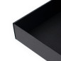 Lange große schwarze Schnellverschlussbox, 510x275x62 mm