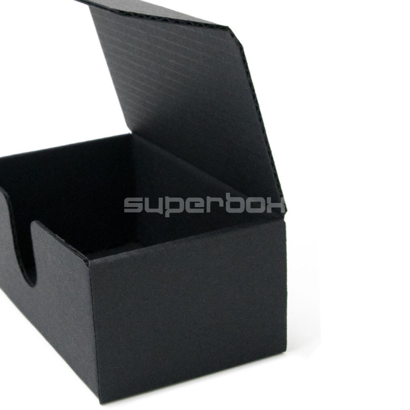 Schwarze Geschenkbox in Visitenkartengröße